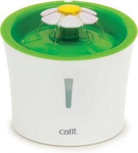 Catit Flower Plastic Cat Fountain, 100-oz