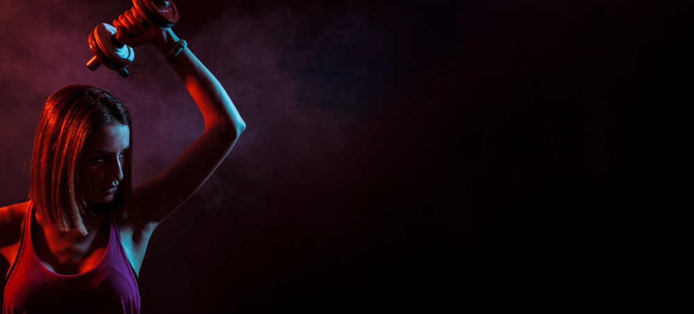 Woman Lifting Weight