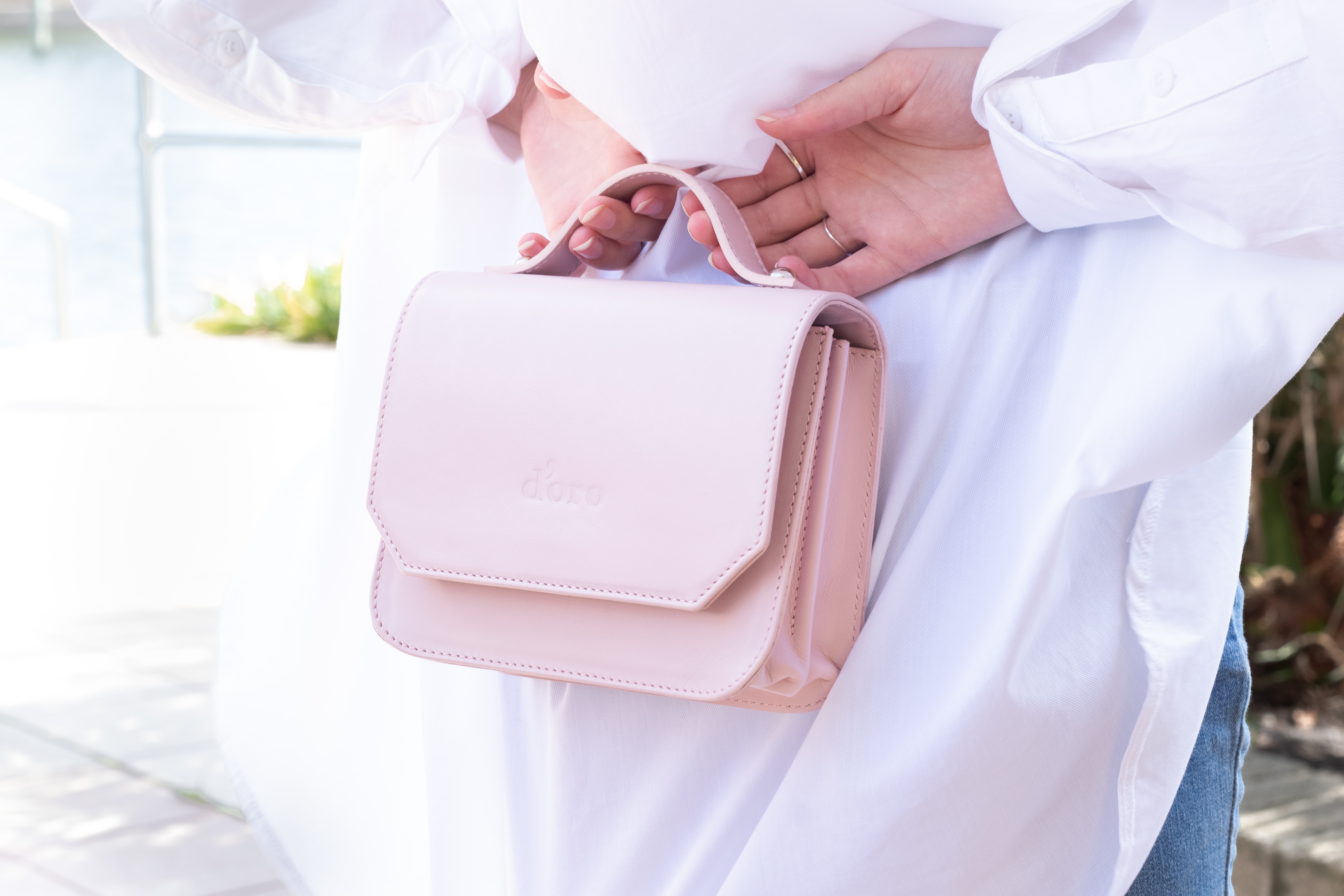 Τσάντα Elio Dusty Pink