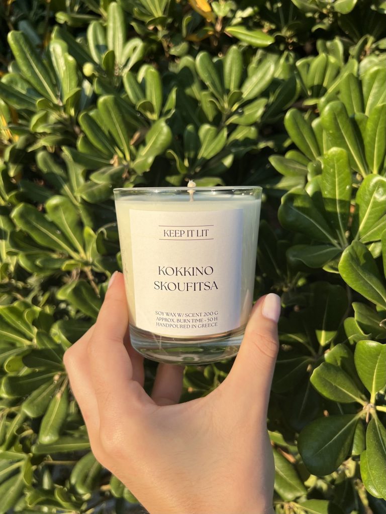 kokkinoskoufitsa-scented-candle
