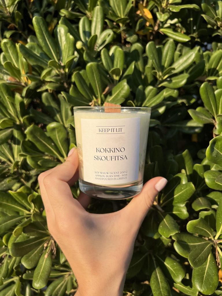 kokkinoskoufitsa-scented-candle