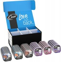 Cesar Home Delights & Classic Loaf in Sauce Variety Pack Dog Food Trays, 3.5-oz, case of 36