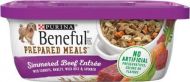 Purina Beneful Prepared Meals Simmered Beef Entree with Carrots, Barley, Wild Rice & Spinach Wet Dog Food, 10-oz, case of 8