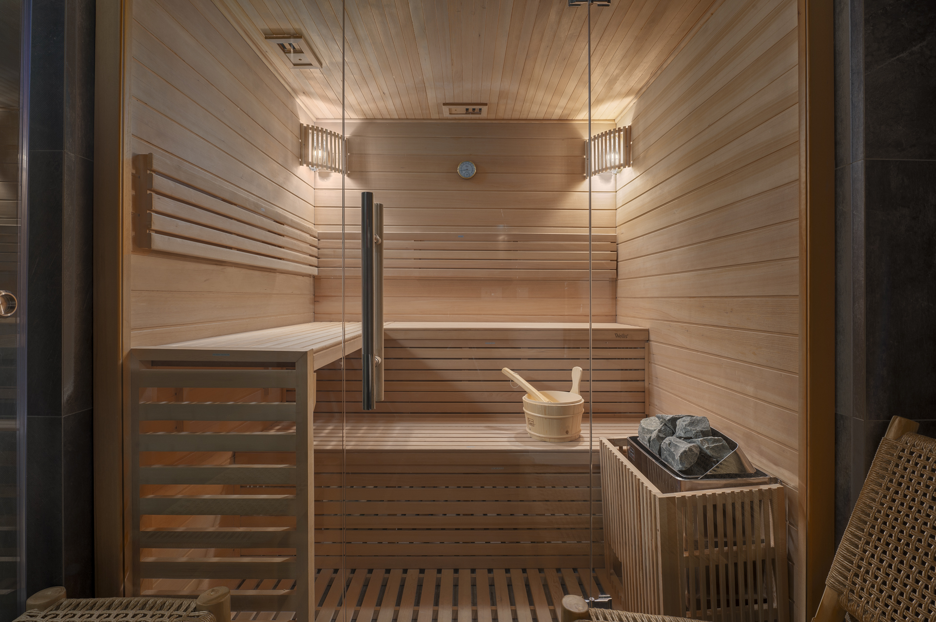 Page20 Boutique Hotel Sauna: Serene atmosphere for relaxation and rejuvenation.