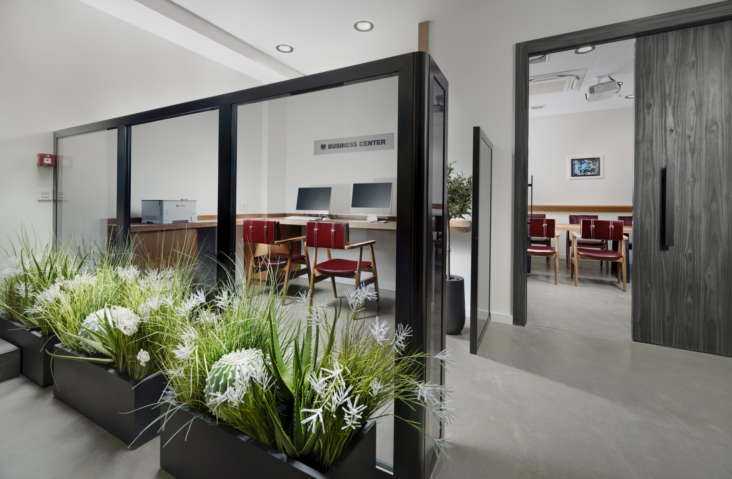 Page20 Boutique Hotel Meeting Room: Contemporary and functional space for meetings and events.